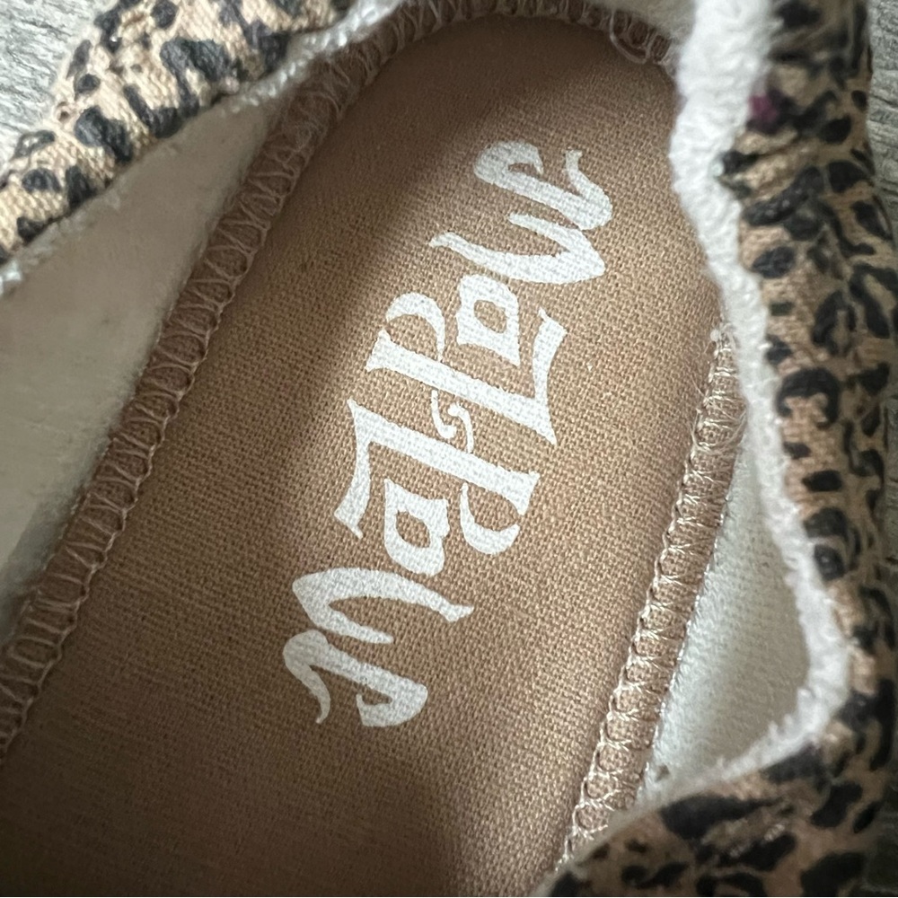 Mad Love Lennie Slip On Canvas Shoes Leopard Print Sneaker - Picture 6 of 8